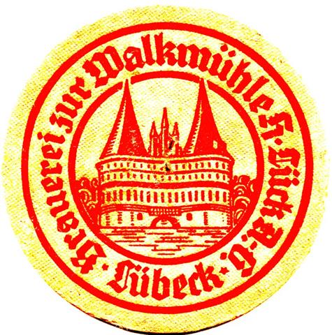 lbeck hl-sh walkmhle rund 1a (215-holstentor-rot)